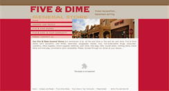 Desktop Screenshot of fiveanddimegs.com