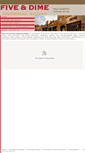 Mobile Screenshot of fiveanddimegs.com